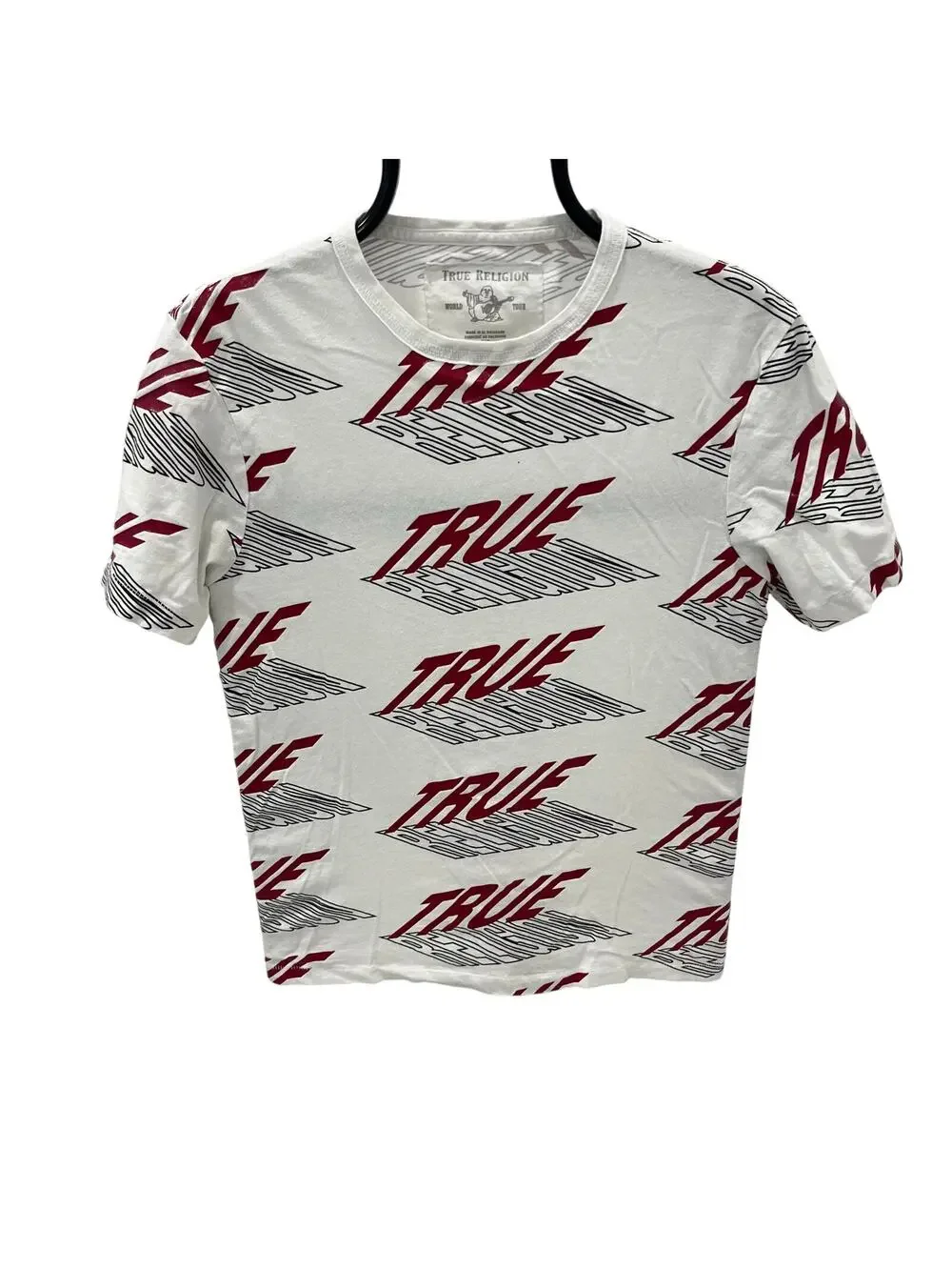 True Religion Men's SM All Over Print Graphic T-shirt